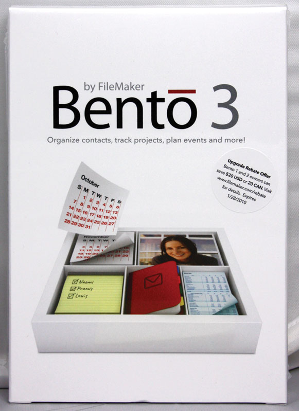 Academic Filemaker Bento 3 Mac English